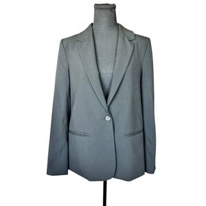J.Crew Black Blazer Size 12 Classic Tailored Career Minimalist Office Chic